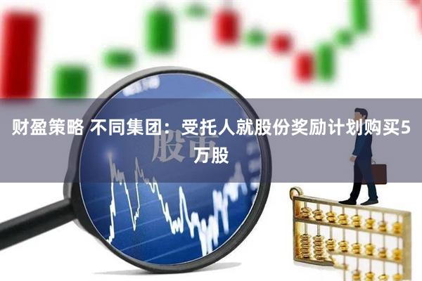 财盈策略 不同集团：受托人就股份奖励计划购买5万股